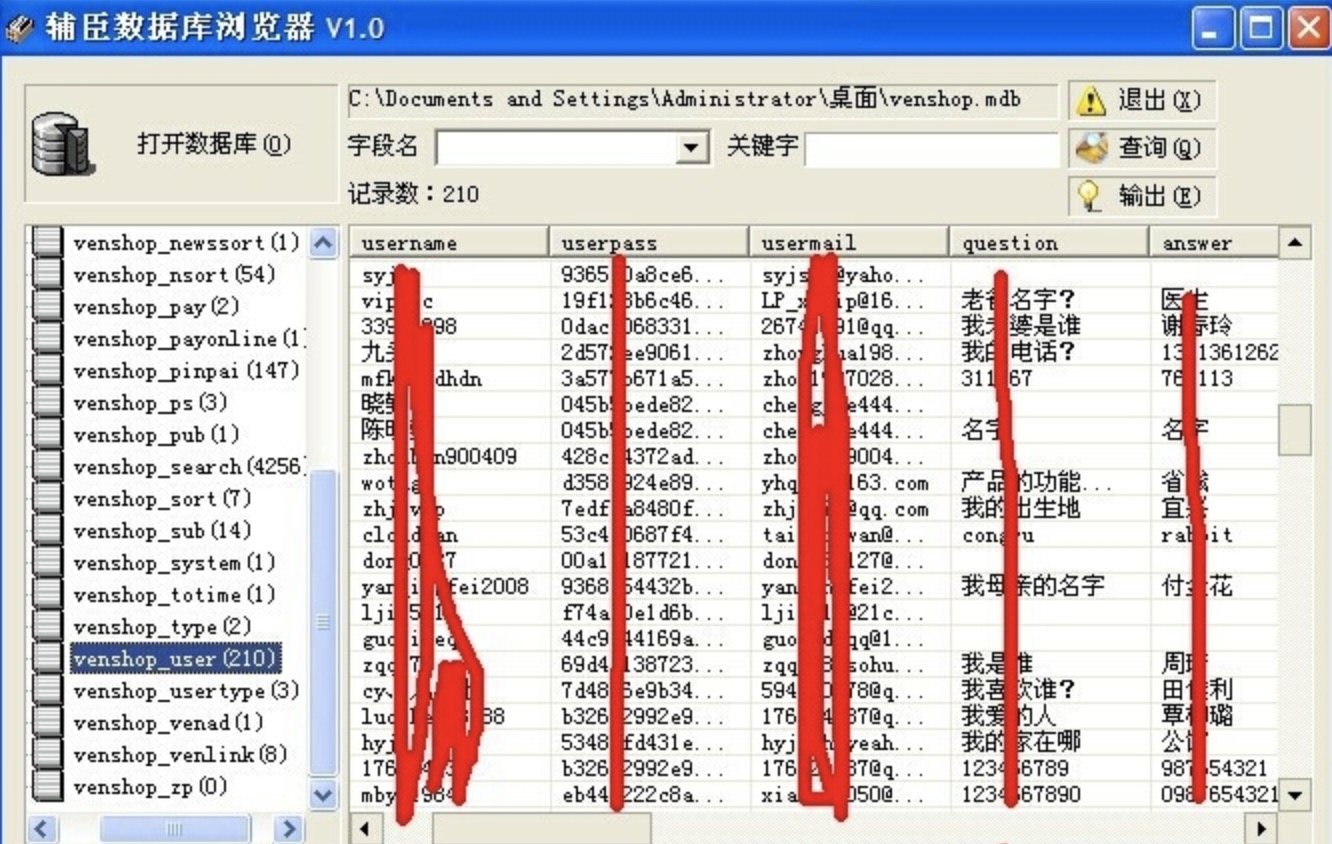 辅臣数据库浏览器 MDB数据库查看工具  第1张