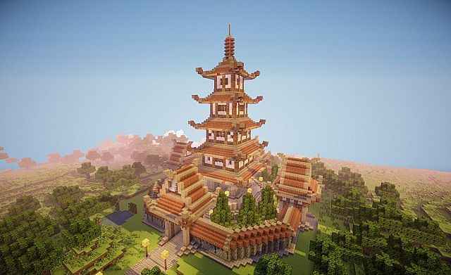 全版本 The Great Pagoda 大雁塔地图资源 土豆mc
