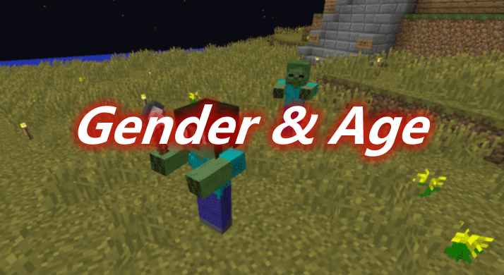 [1.12.2-1.16.5]Gender &amp;amp; Age MOD  第1张