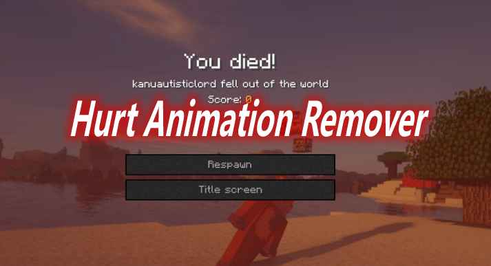[1.12.2]Hurt Animation Remover MOD  第1张