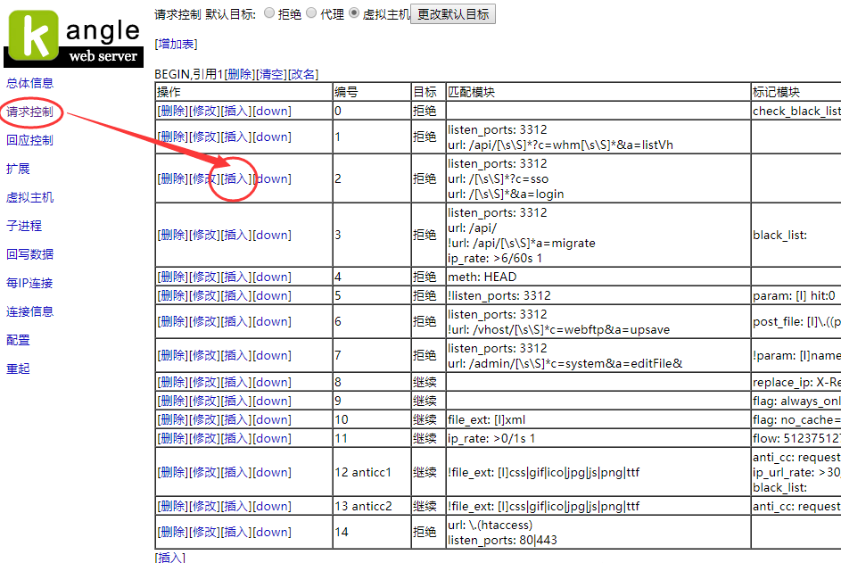 康乐Kangle 商业版完美智能防CC攻击（0误封）3311后台防护CC设置教程 防御一切CC攻击  第2张