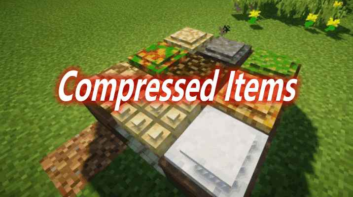 [1.12.2-1.15.1]Compressed Items MOD  第1张