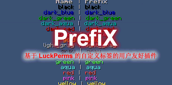 [1.8.X-1.18.X]PrefiX-前缀插件  第1张