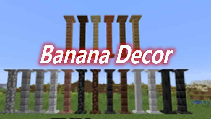[1.14.4-1.15.2]Banana Decor Mod  第1张