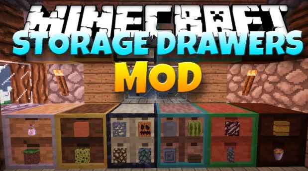 [1.12.2-1.7.10]储物抽屉 Storage Drawers Mod  第1张