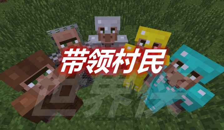 [1.14.2-1.16.1]带领村民 Lead Villagers Mod  第1张