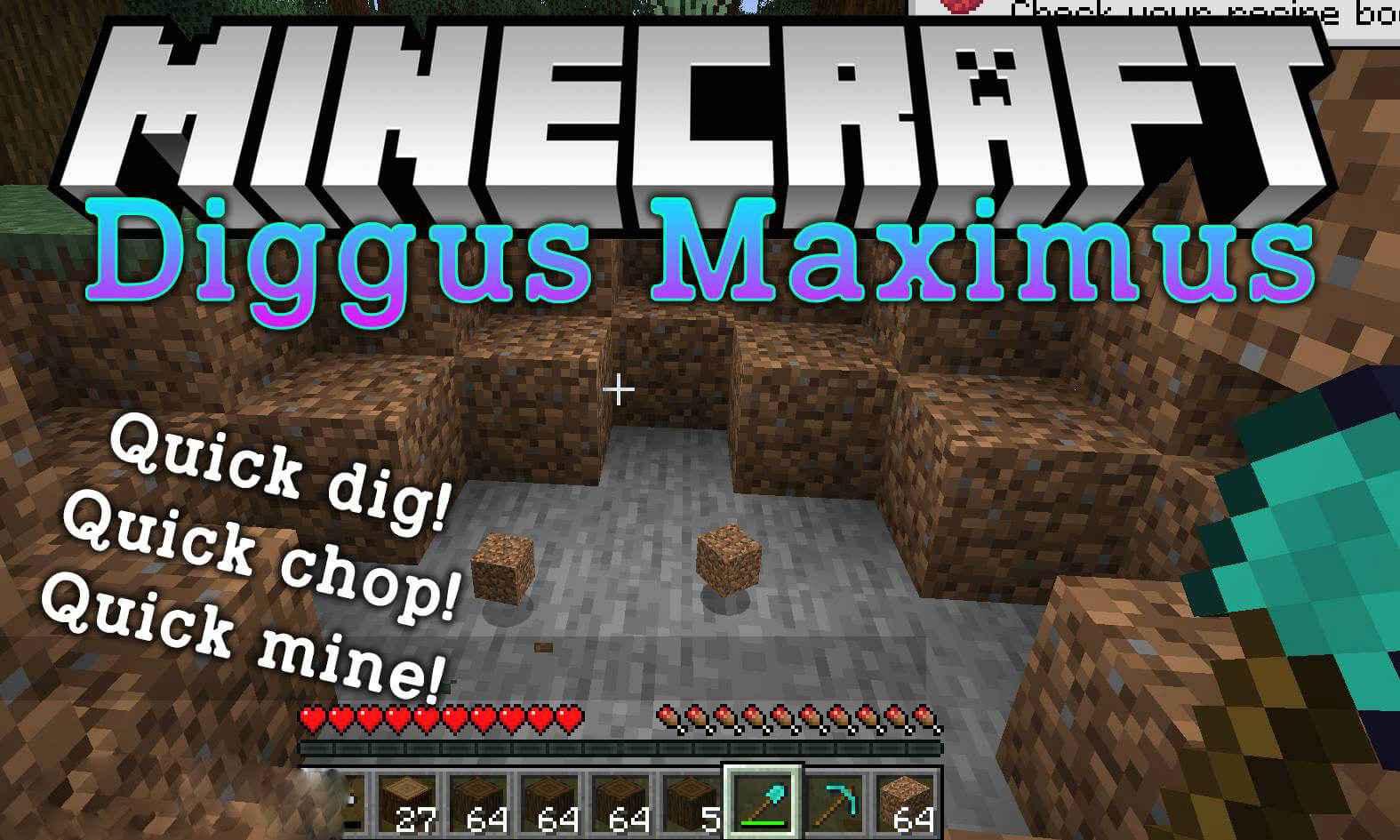 [1.19-1.18.2]我的世界连锁挖矿(Diggus Maximus)MOD  第1张