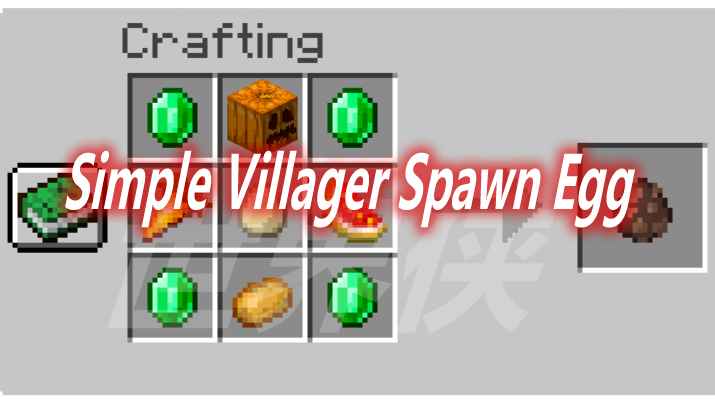 [1.14.4]Simple Villager Spawn Egg Mod  第1张