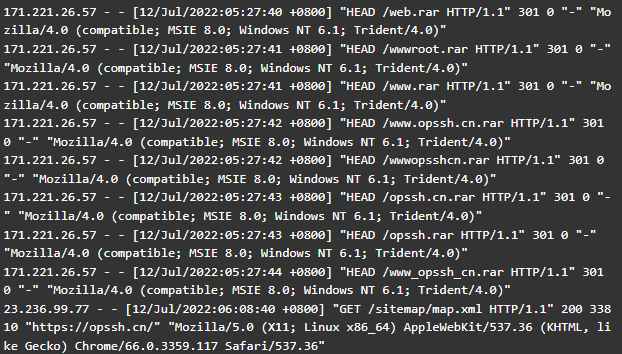 nginx禁止文件下载防止服务器被恶意扫描  第1张