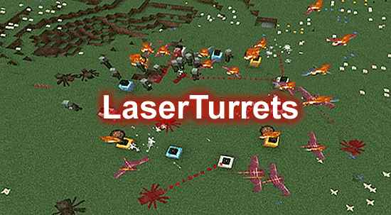 [1.8.X-1.19.X]LaserTurrets – 激光炮塔插件  第1张