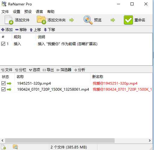 文件批量重命名工具Rename Prov7.5  第1张