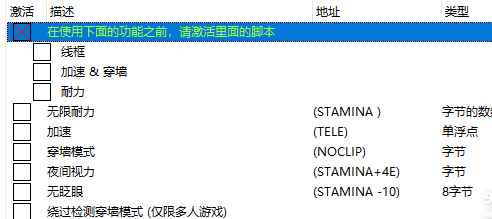 SCP收容失效CE作弊脚本 V0.2  第1张