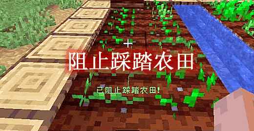 [1.15.2-1.19.1]阻止踩踏农田 No trampling on farmland Mod  第1张