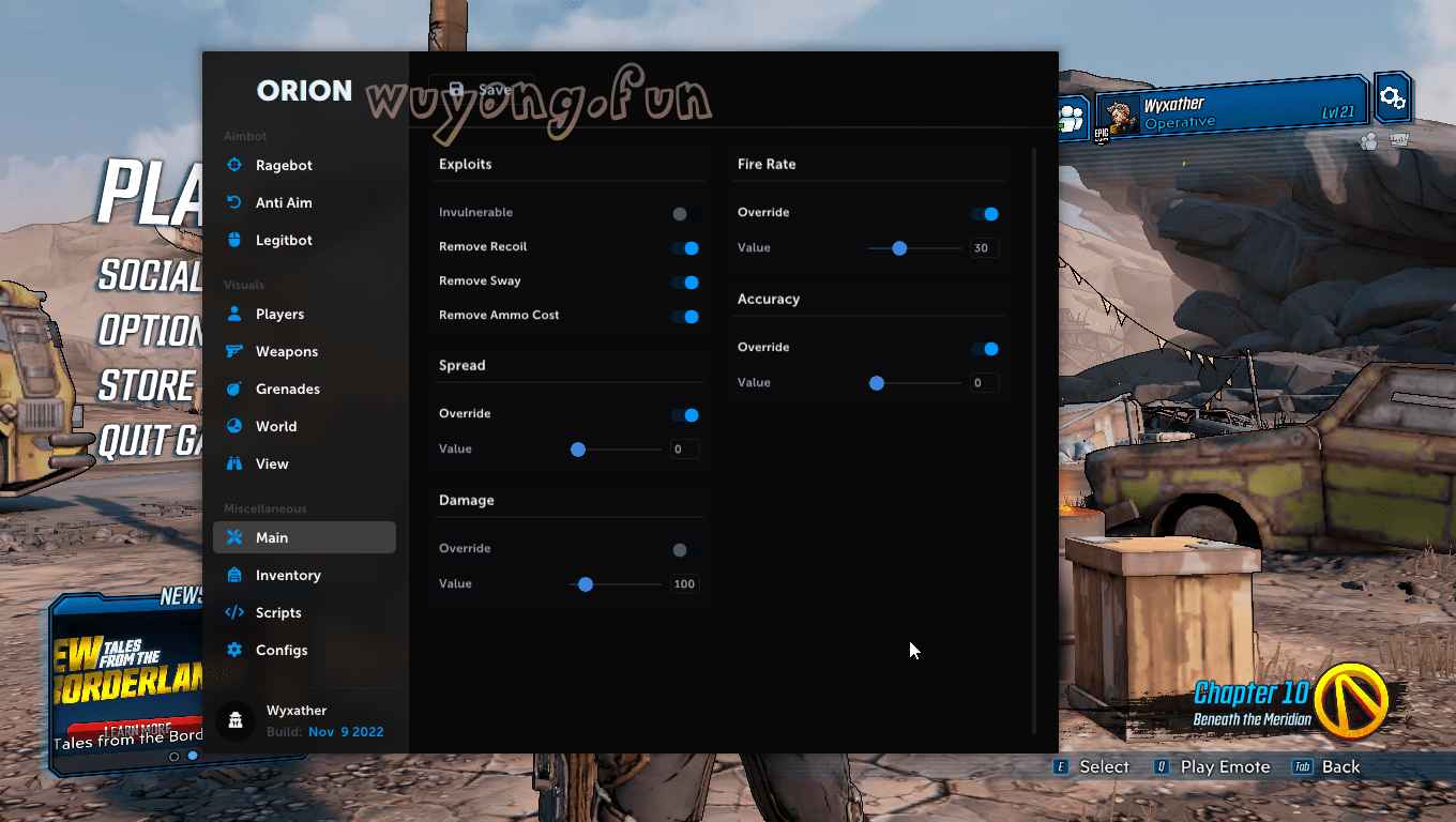 无主之地3 - OMG免费多功能辅助  第1张 无主之地3 - OMG免费多功能辅助  第1张