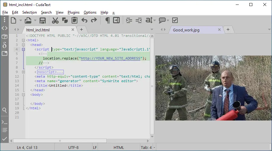CudaText (代码文本编辑器) v1.195.0.5  第1张 CudaText (代码文本编辑器) v1.195.0.5  第1张