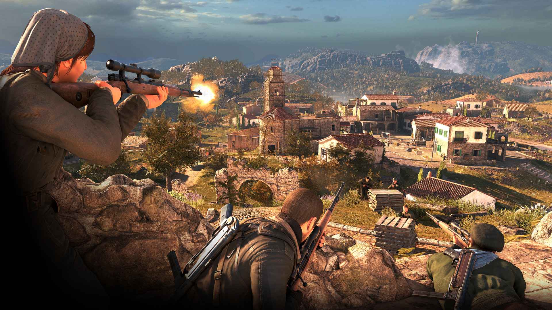 《狙击精英4/Sniper Elite 4/附历代合集》v1.5.0-Repack|容量56GB|官中|支持键鼠.手柄|赠官方原声7首BGM|赠多项修改器|赠全武器解锁进度存档|赠历代游戏《狙击精英1》《狙击精英3.集成17号升级档.v6汉化.v1.14版》《狙击精英：僵尸部队三部曲.v1.8.20.01.集成5号升级档》合集  第3张
